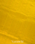 Cream Checkered Pure Kanchipuram Silk Cotton Handloom Saree