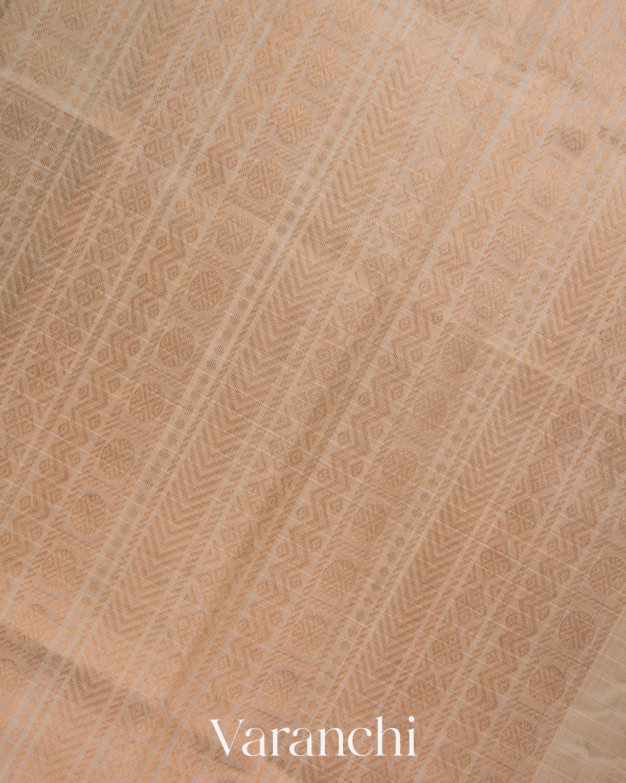 Mustard Yellow Checkered Pure Kanchipuram Silk Cotton Handloom Saree