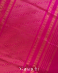 Mustard Yellow Pure Kanchipuram Silk Cotton Handloom Saree