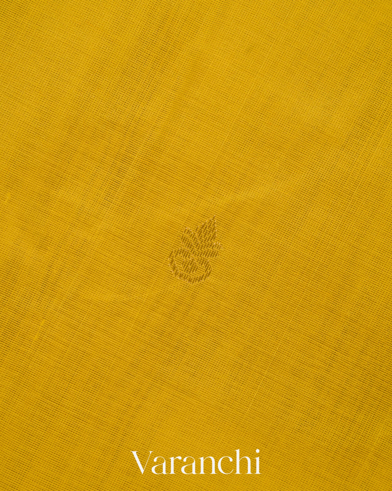Mustard Yellow Pure Kanchipuram Silk Cotton Handloom Saree