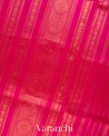 Bottle Green Pure Kanchipuram Silk Cotton Handloom Saree
