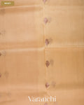 Ivory Pure Kora Silk Handloom Saree — Body