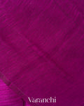 Royal Magenta Jamdani Pure Matka Tissue Silk Handloom Saree