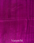 Royal Magenta Jamdani Pure Matka Tissue Silk Handloom Saree