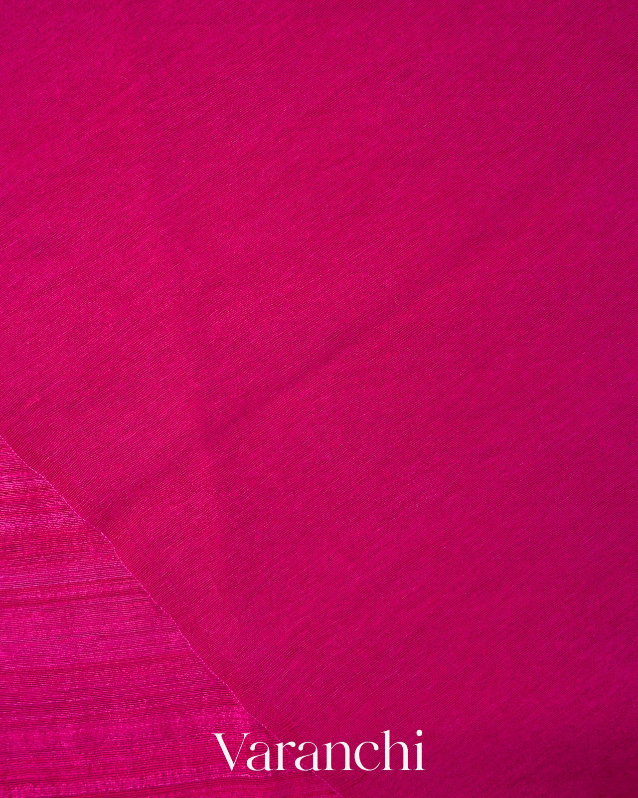 Rani Pink Floral Jamdani Pure Matka Silk Handloom Saree