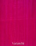 Rani Pink Floral Jamdani Pure Matka Silk Handloom Saree
