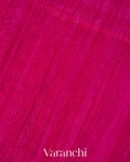 Rani Pink Floral Jamdani Pure Matka Silk Handloom Saree