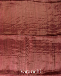 Burgundy Jamdani Pure Matka Tissue Silk Handloom Saree