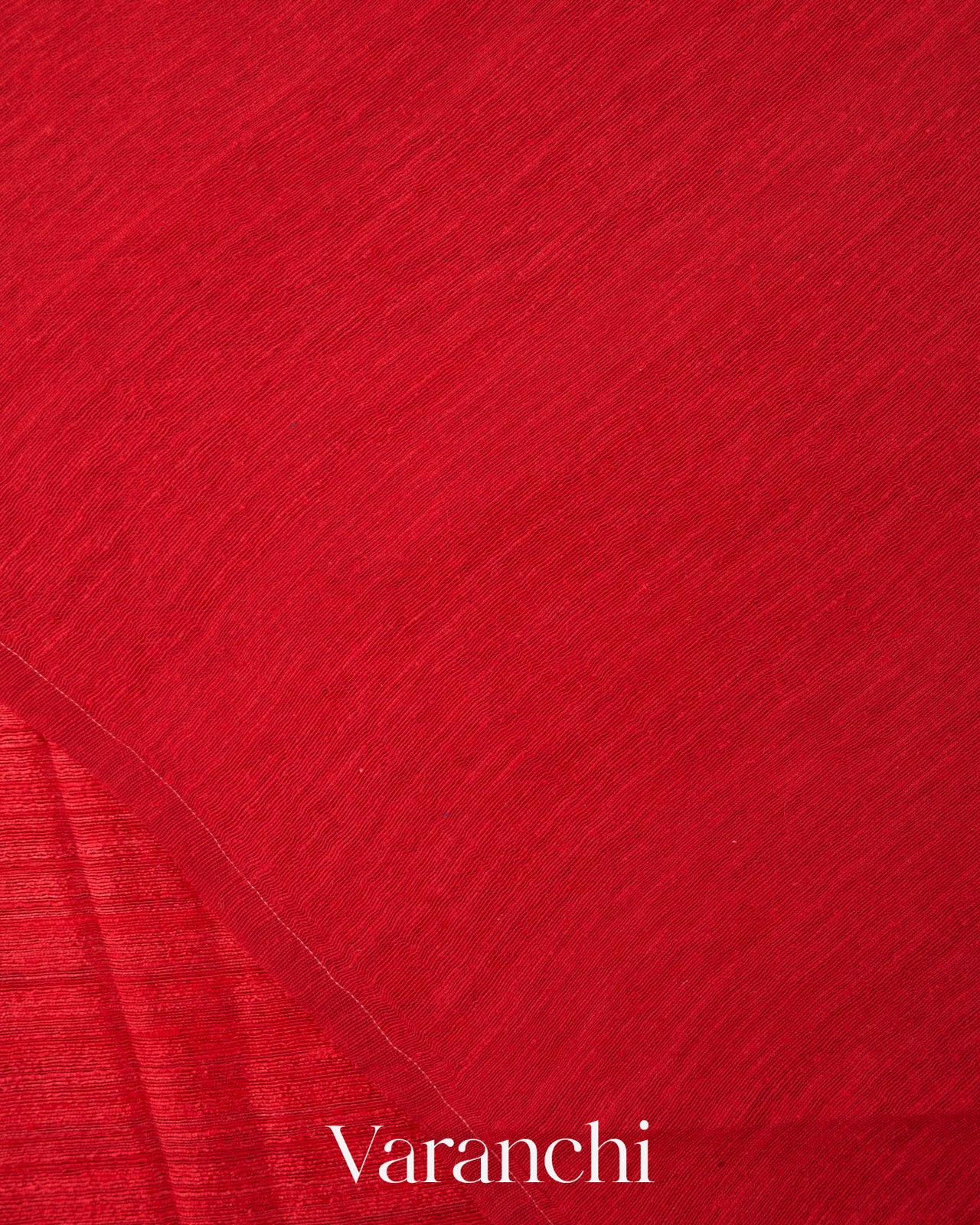 Tulip Red Floral Jamdani Pure Matka Silk Handloom Saree