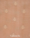 Pearly Ivory Pure Dupion Silk Saree