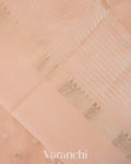 Pearly Ivory Pure Dupion Silk Saree