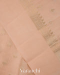 Pearly Ivory Pure Dupion Silk Saree