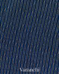 Indigo Blue Striped Pure Crepe Silk Handloom Saree