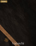 Black Jamdani Pure Mulberry Silk Handloom Saree — Blouse
