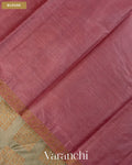 Sage Green Pure Tussar Silk Saree — Blouse