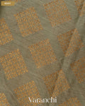 Sage Green Pure Tussar Silk Saree — Body