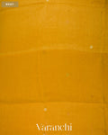 Golden Yellow Jamdani Pure Silk Linen Handloom Saree — Body