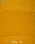 Golden Yellow Jamdani Pure Silk Linen Handloom Saree — Body