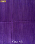 Royal Violet Jamdani Pure Matka Tissue Silk Handloom Saree — Body