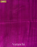 Royal Magenta Jamdani Pure Matka Tissue Silk Handloom Saree — Body