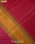 Rasberry Pink Pure Kora Silk Saree — Blouse