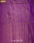 Purple Sequence Jamdani Pure Matka Tissue Silk Handloom Saree — Body