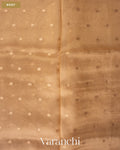Ivory Pure Kora Silk Saree — Body