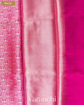 Rani Pink Brocade Pure Tissue Katan Silk Saree — Pallu