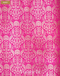 Rani Pink Brocade Pure Tissue Katan Silk Saree — Body