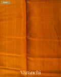Amber Yellow Pure Rajkot Patola Silk Handloom Saree — Body