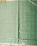 Sage Green Ikat Pure Rajkot Patola Silk Handloom Saree — Body