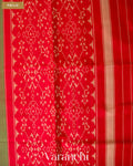 Pale Green Pure Rajkot Patola Silk Handloom Saree — Pallu