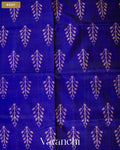 Royal Blue Pure Rajkot Patola Silk Handloom Saree — Body