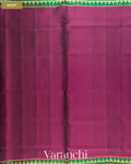 Magenta Pure Rajkot Patola Silk Handloom Saree — Body
