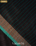 Black Pure Matka Silk Handloom Saree — Blouse