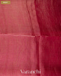 Rani Pink with Sequin Embroidery Pure Muslin Silk Handloom Saree — Body