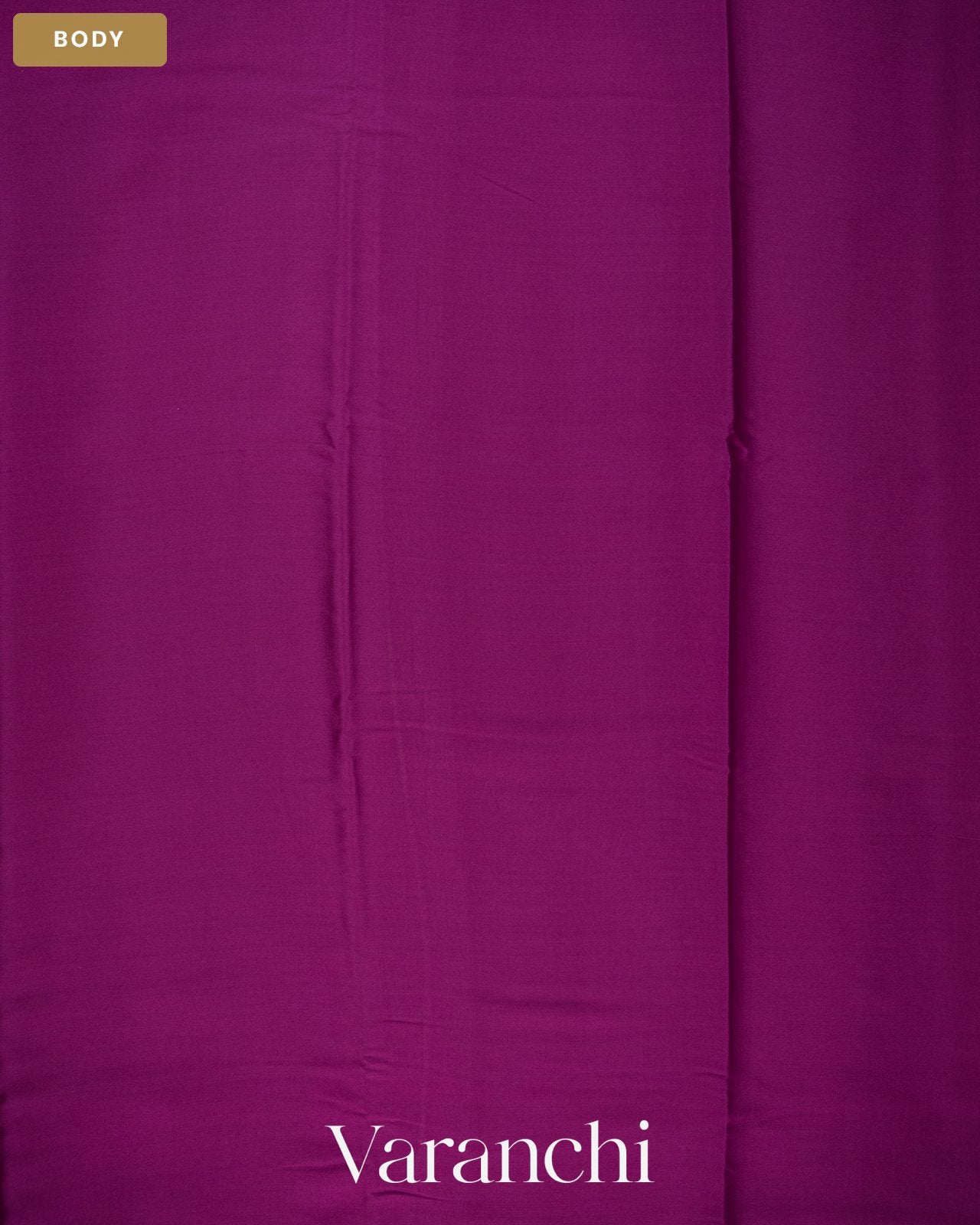 Violet Purple Pure Mysore Crepe Silk Saree — Body