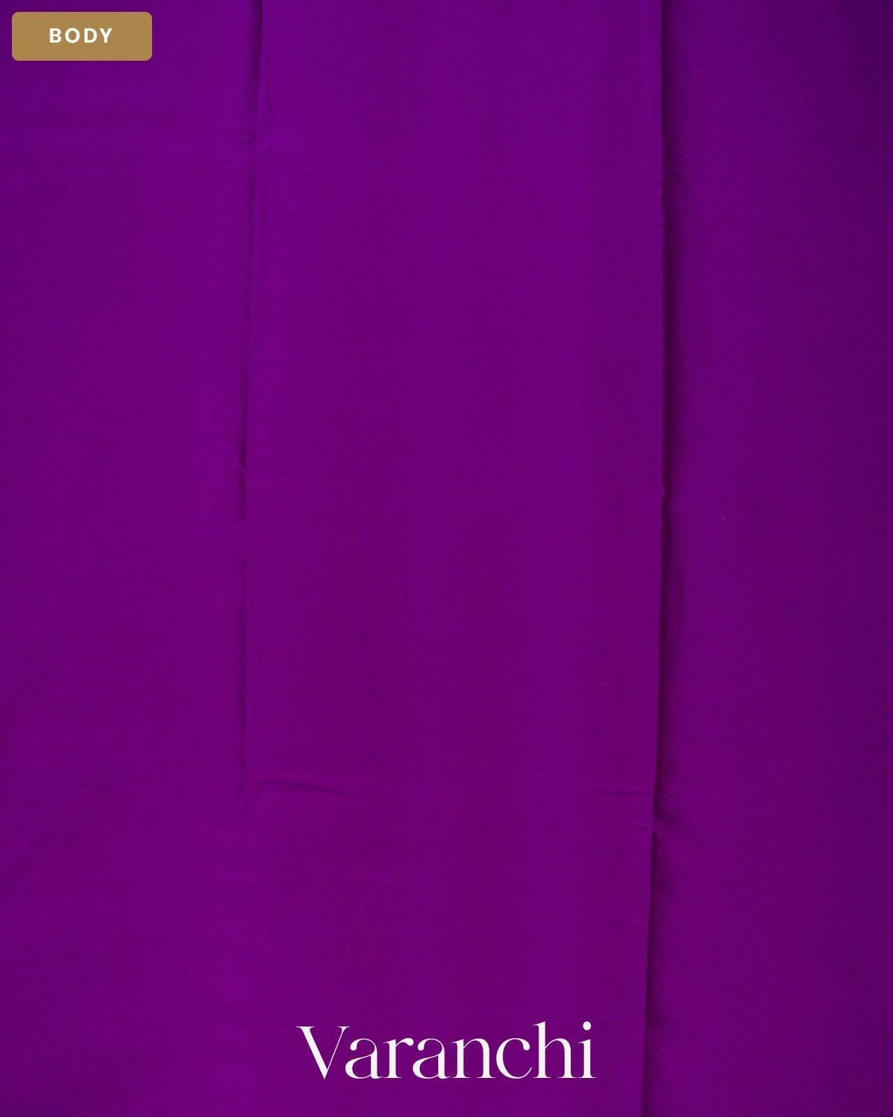 Royal Violet Pure Mysore Crepe Silk Saree — Body