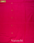Rani Pink Pure Maheshwari Silk Cotton Handloom Saree — Body