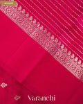Rani Pink Pure Poona Silk Saree — Blouse
