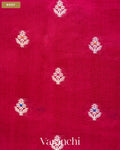 Rani Pink Pure Poona Silk Saree — Body