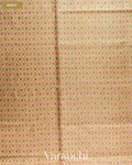 Ivory Pure Rajkot Patola Silk Handloom Saree — Body