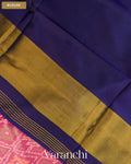 Pink Pure Rajkot Patola Silk Handloom Saree — Blouse