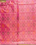 Pink Pure Rajkot Patola Silk Handloom Saree — Body