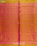 Muted Pink Pure Rajkot Patola Silk Handloom Saree — Body