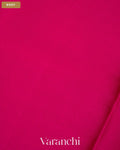 Rani Pink Pure Mysore Crepe Silk Saree — Body