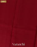 Maroon Pure Mysore Crepe Silk Saree — Body