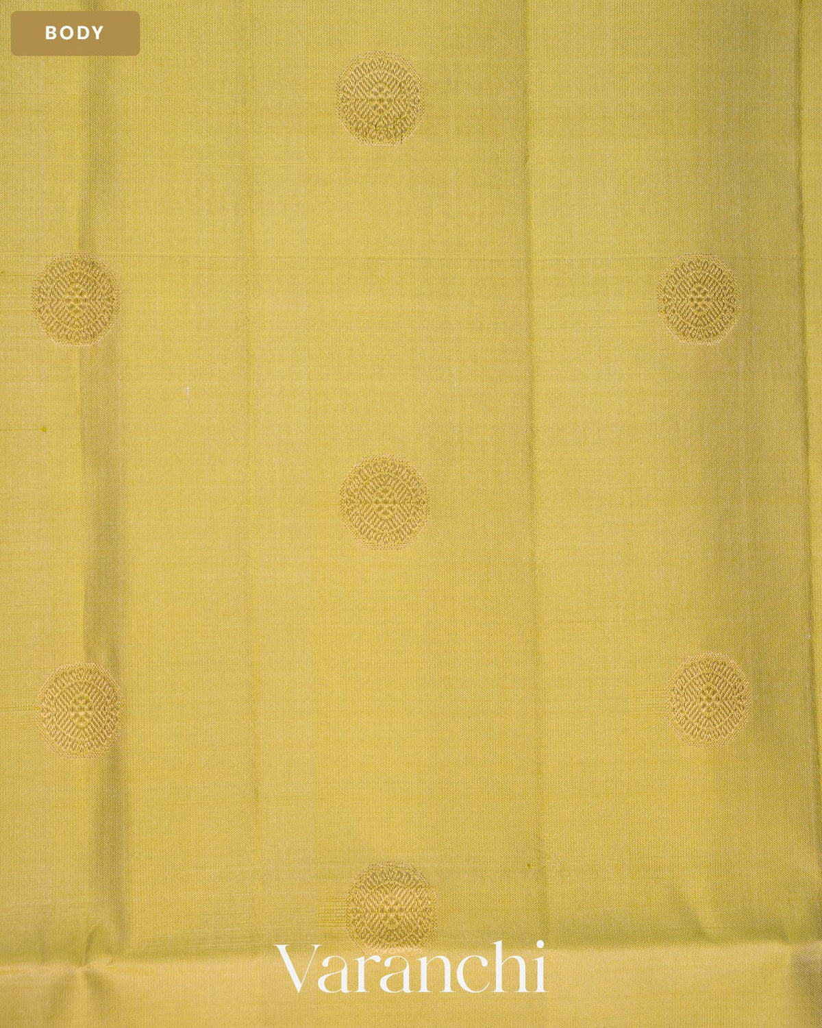 Pastel Pista Green Pure Soft Silk Handloom Saree — Body