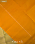 Pastel Pista Green Pure Soft Silk Handloom Saree — Blouse