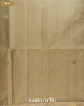 Beige Pure Soft Silk Handloom Saree — Body